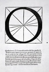 O, illustration from 